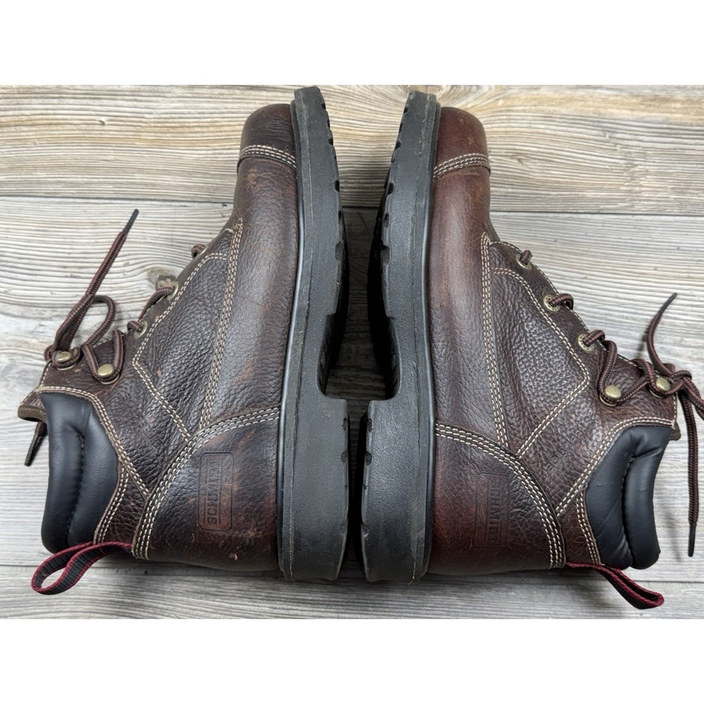 C.E. SCHMIDT Work Boots Women's Brown Leather Steel Toe Lace-Up Size 8 - Picture 6 of 16